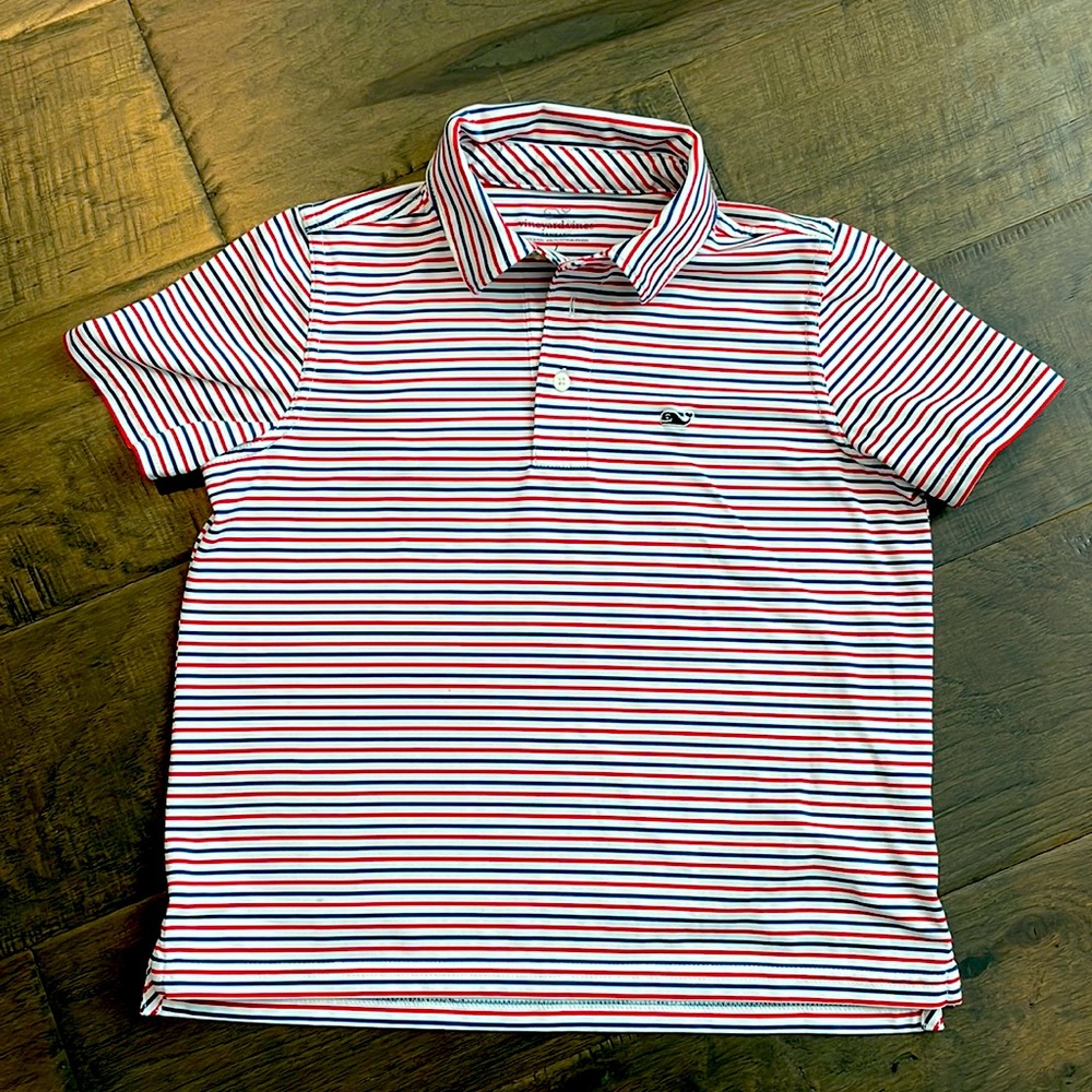 Vineyard vines kids Winstead Stripe Sankaty Performance Polo